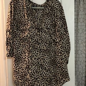 Torrid leopard blouse 3x